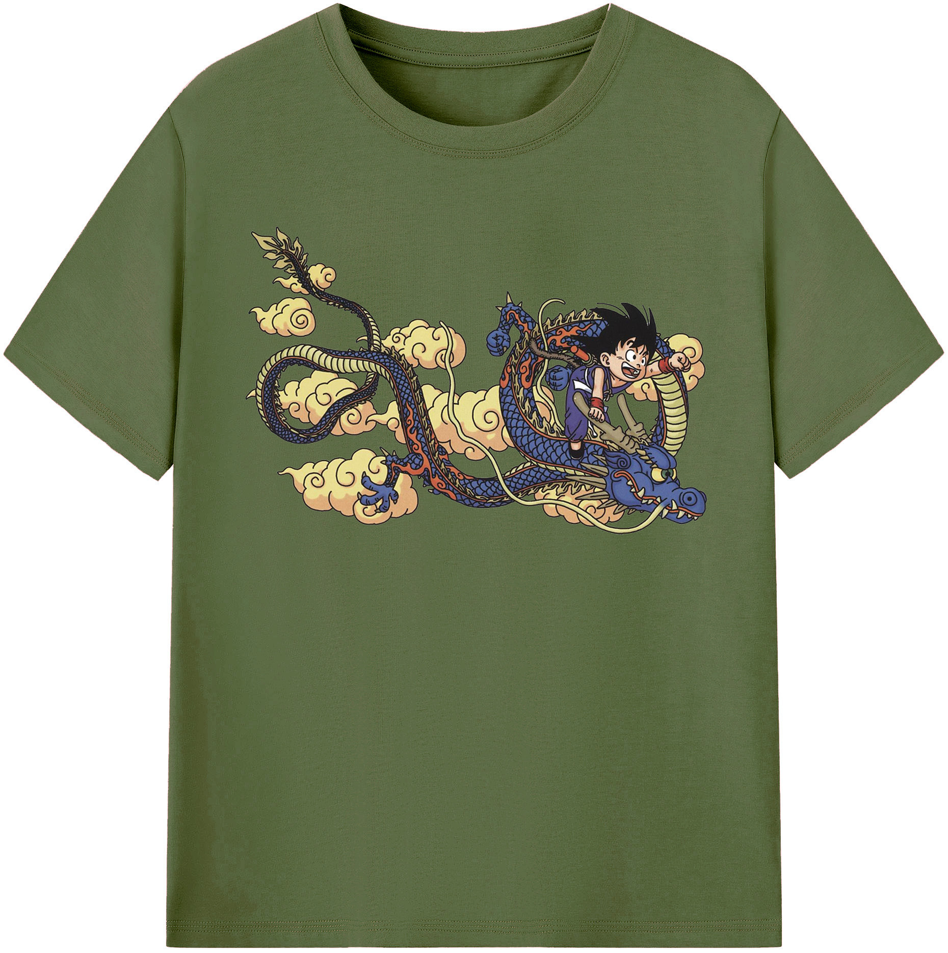 ドラゴンボール 神龍 シェンロン DRAGON BALL Shenron 綿100％半袖Tシャツ（フロントプリント）